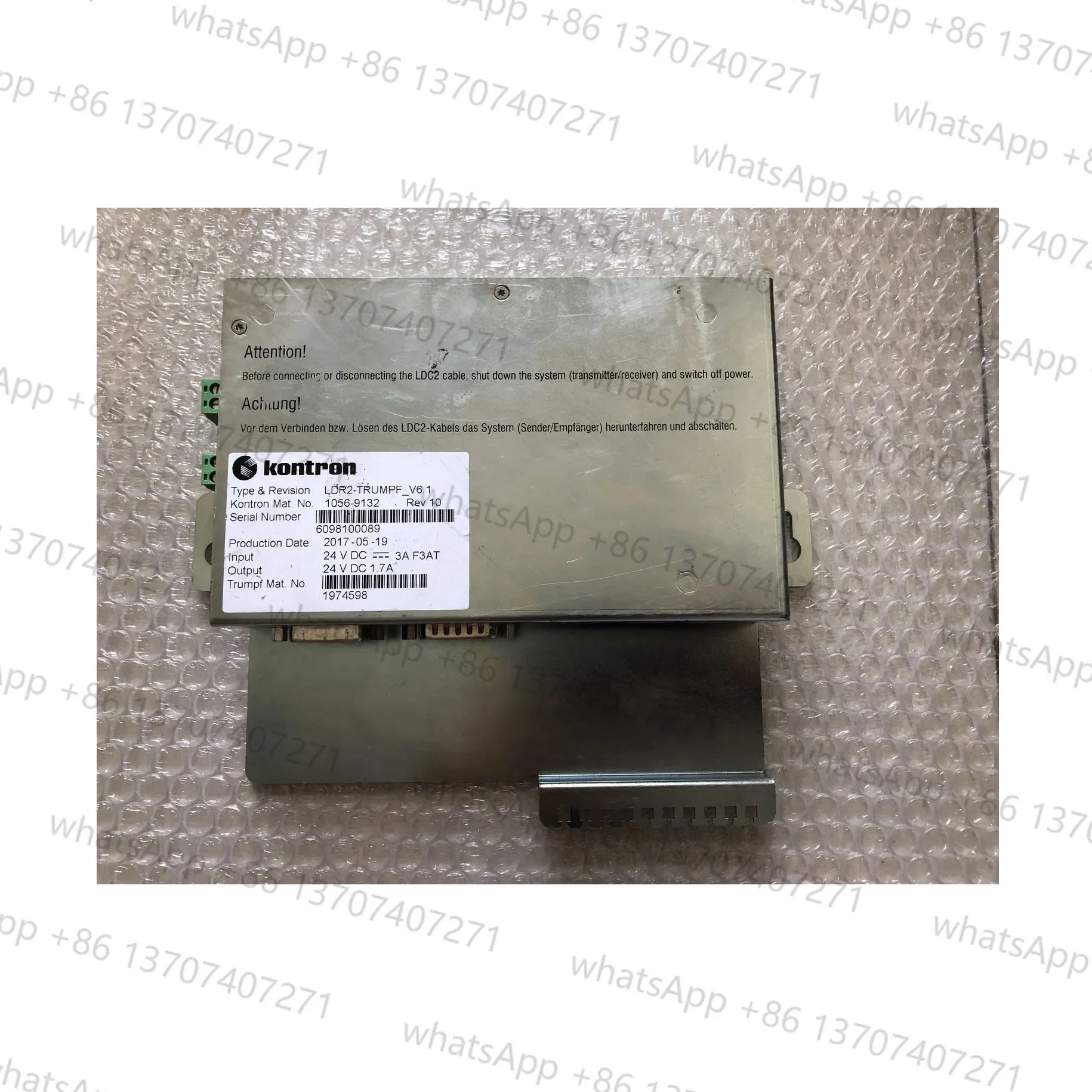 

Second-hand LDR2-TRUMPF V6.1 Control System For Kontron