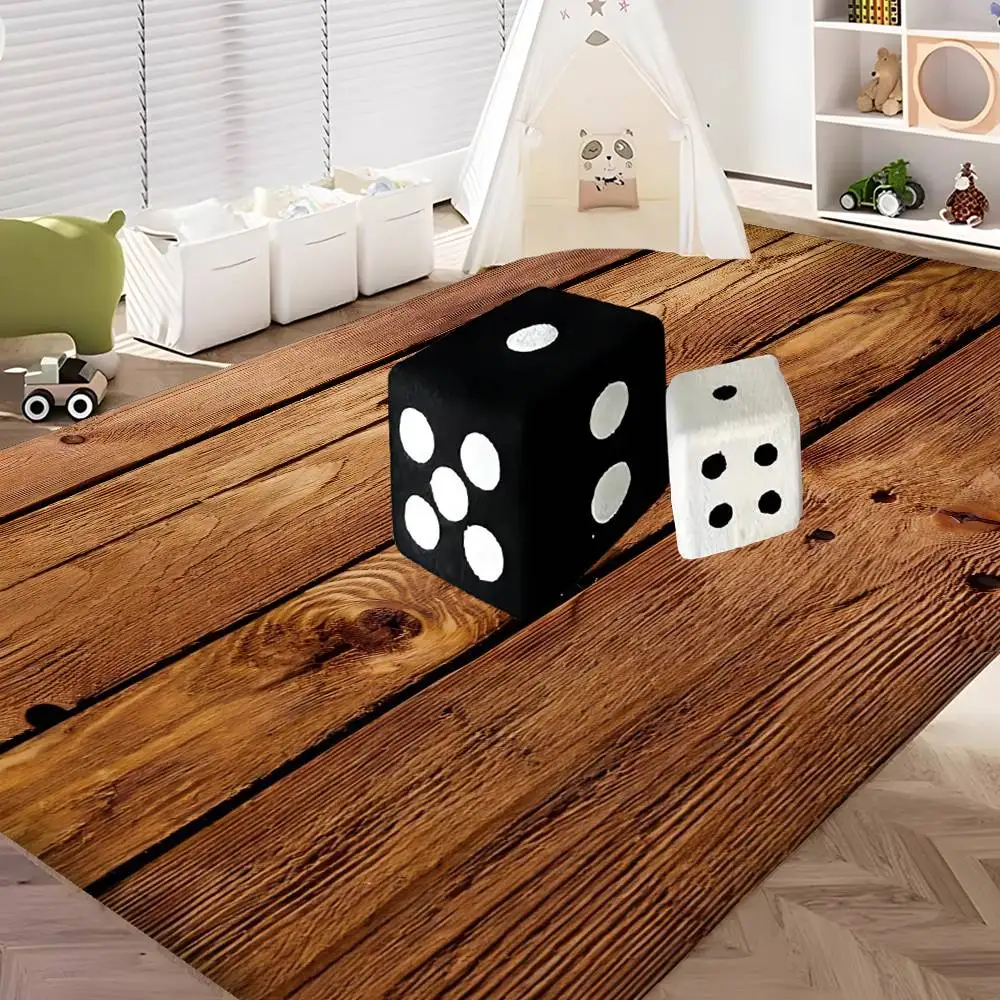 Mooie houten rechthoekige kamermatten wasbaar antislip woonkamer bank stoelen gebied mat keuken deurmat gebied tapijt