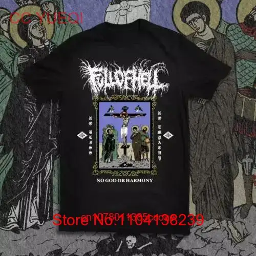 FULL OF HELL No God Or Harmony  T Shirt Size S 5XL BE2378 long or short sleeves