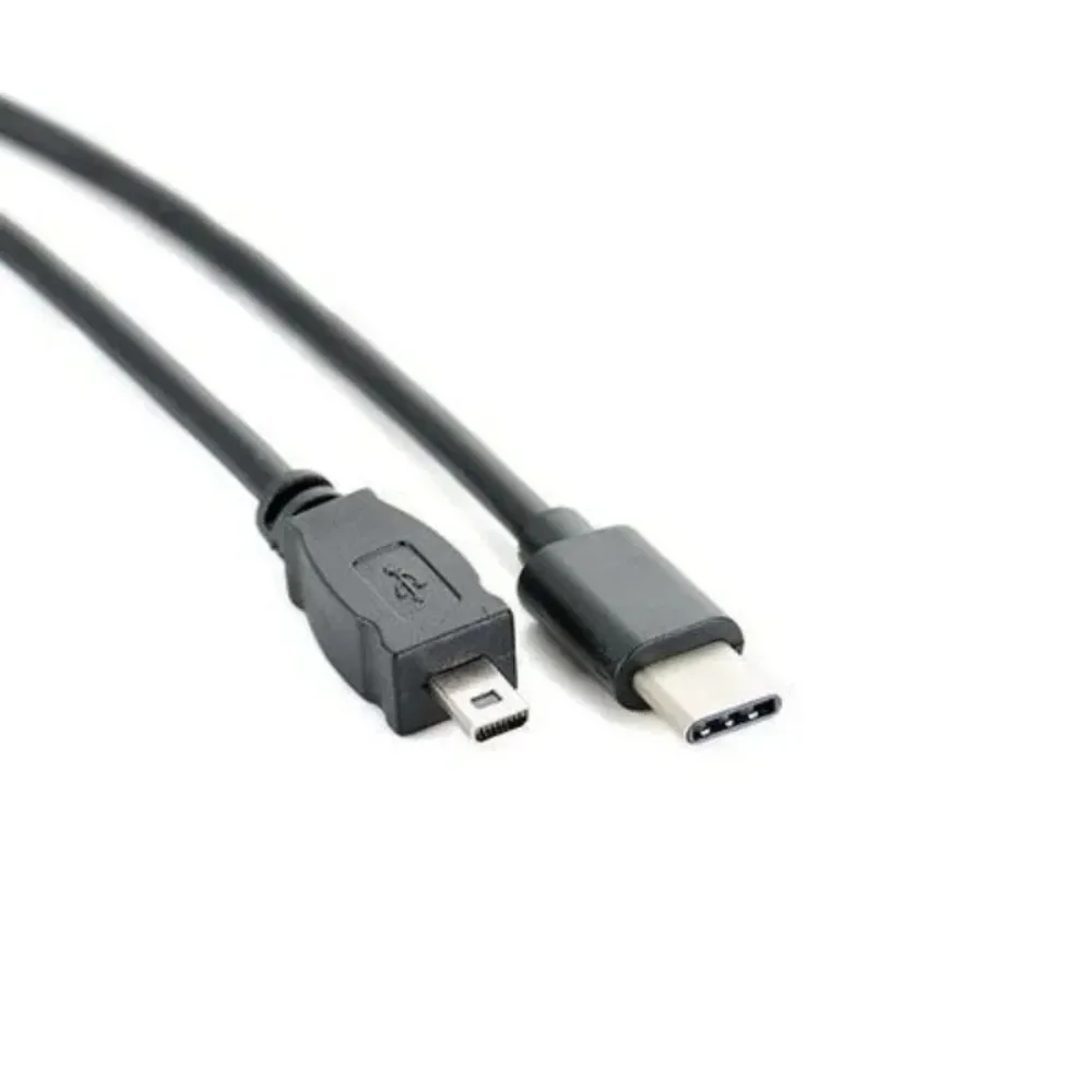 30cm Type-C to Mini 8pin OTG Cable for Nikon Coolpix Camera UC-E6 UC-E16 UC-E17 Camera to Phone Edit Picture Video