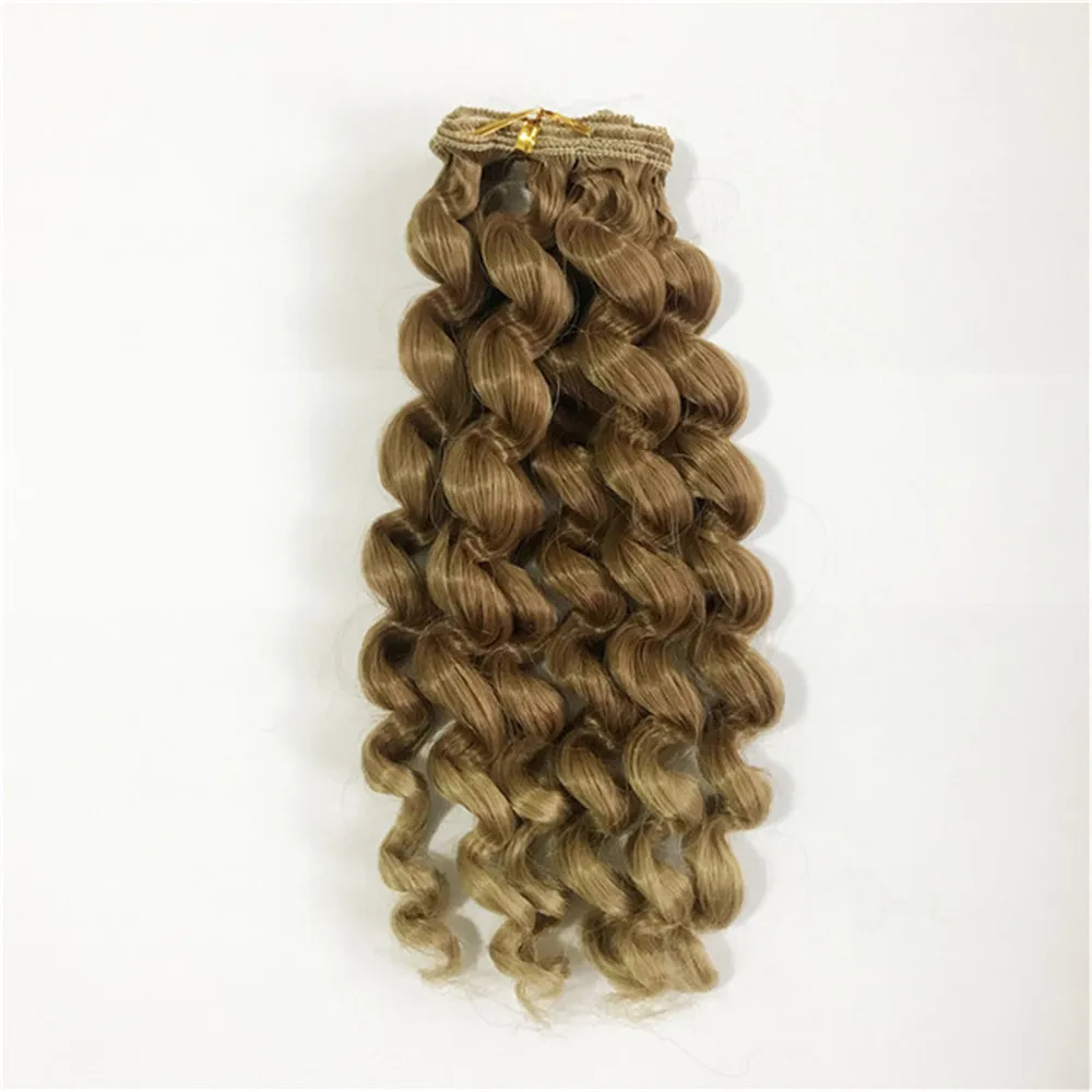 1piece 20*100CM Hair Weft for 1/3 1/4 1/6 1/12 BJD Doll DIY Curly Doll Hair Wigs Doll Accessories Hair Extensions