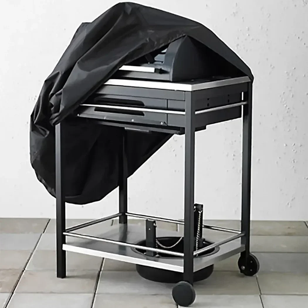

Dustproof Cover for Square Outdoor Garden Furniture Protects from Bird Droppings Polyester Oxford Material Black