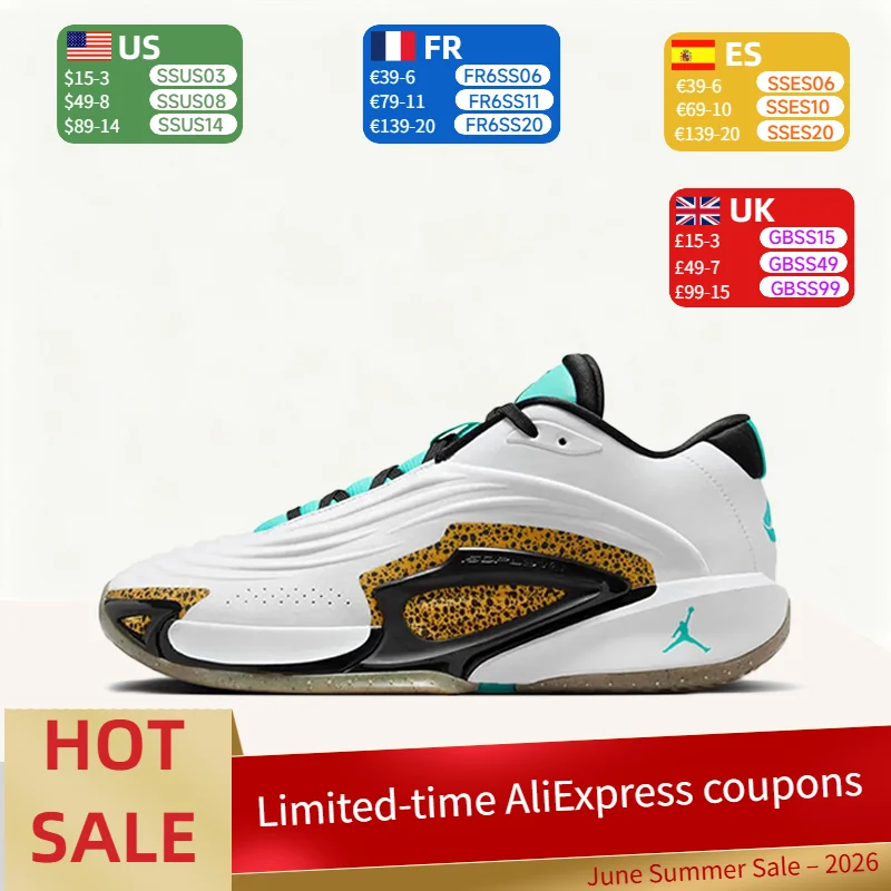 

Nike Jordan Luka 3 Simple, Stylish, Comfortable, Non-Slip, Durable Low-Top Basketball Shoes (Unisex, White) FQ1285-100