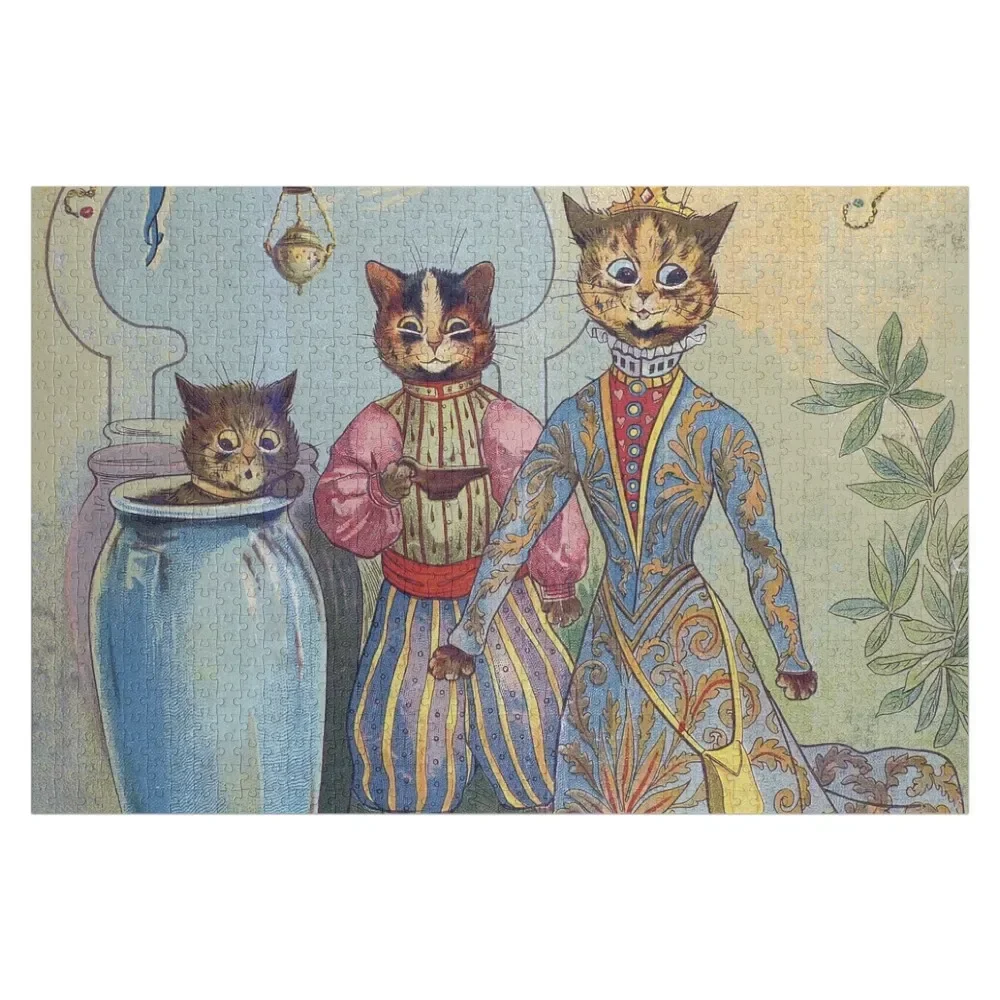 Louis Wain's Fairy Tale Jigsaw Puzzle Customs With Photo Personalized Customized Picture Wood Photo Personalized Puzzle