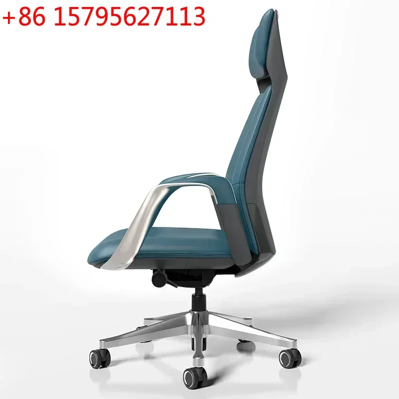 

SS NewErgonomic Leather Computer Chair Sedentary Swivel Chair Comfortable Backrest Boss Office Chair