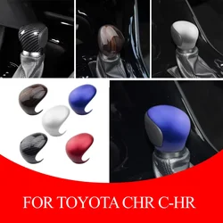 ABS Car gear shift knob sticker protective patch for Toyota CHR C-HR 2016 -2022 car Accessories