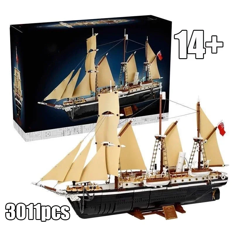 En stock 2026 Nouveau Bateau Explorateur Endurance Blocs de Construction MOC DIY Briques de Ville Jouets Cadeau d'Anniversaire pour Adultes