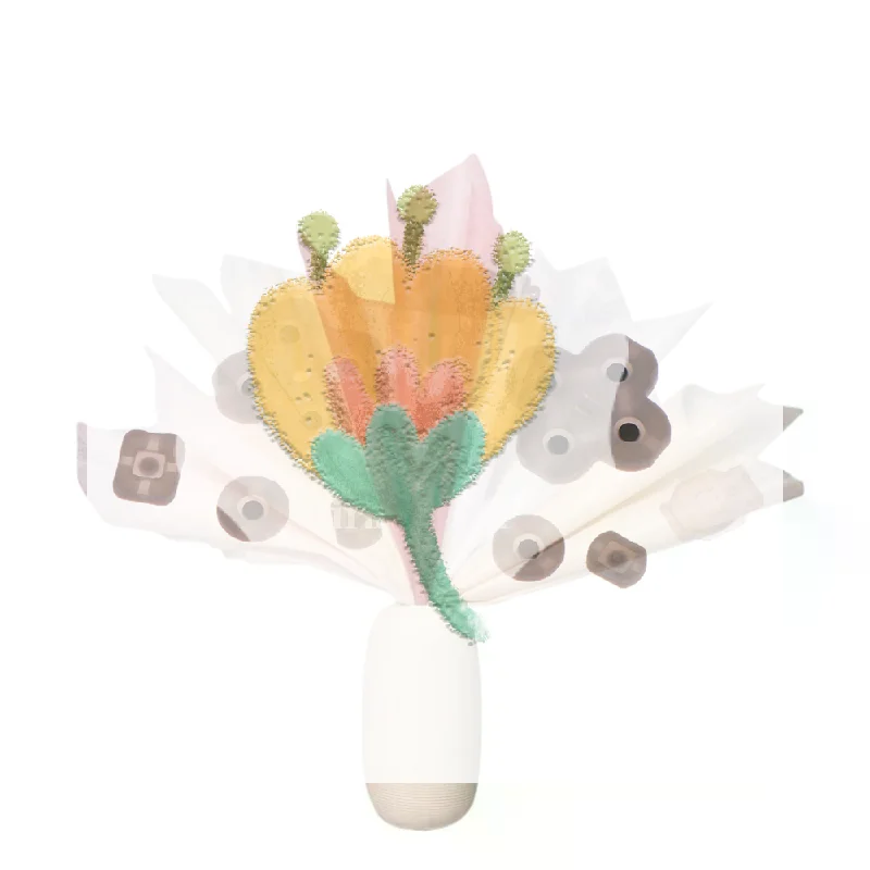 

40Pcs/set Floral Bouquet Packaging Materials Korean Extractable Milk Cotton Paper Flower Wrapping Liner Paper