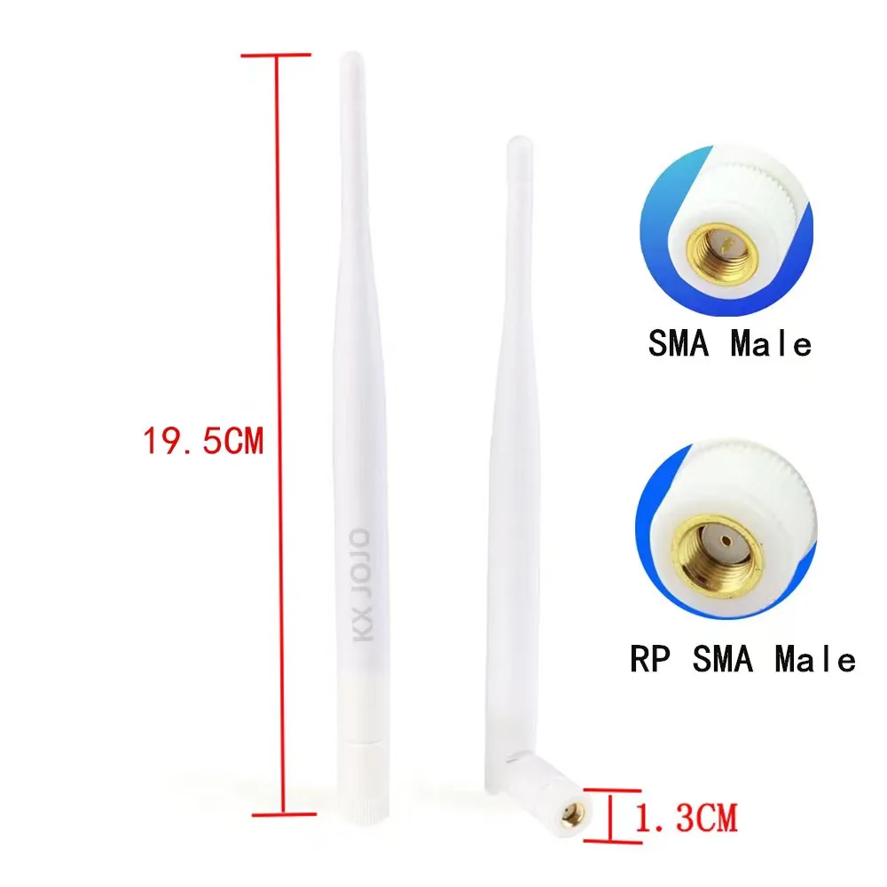 2.4G Antenna 6dbi Omnidirectional high-gain Wireless Router  Wifi Network Card Module Box Bluetooth Antenna 1pc