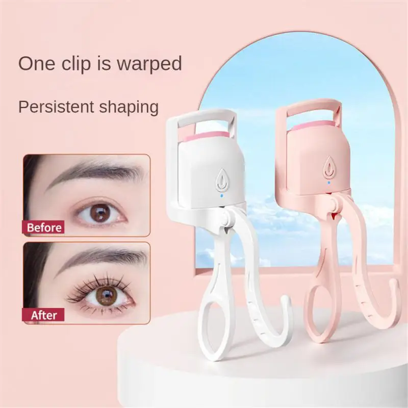 USB Eyelash Curler USB Charging Model Fast Heating Portable Eye Lash Perm Shaping And Lasting Curling Thermal Eyelash Clip