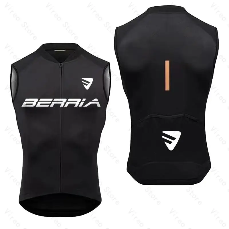 BERRIA Fahrradweste, Sport, Laufen, Straße, Berg, Herren, ärmellos, Radtrikot, Gilet, Fahrrad, atmungsaktiv, Westen, Sommer, winddicht – Detail 3