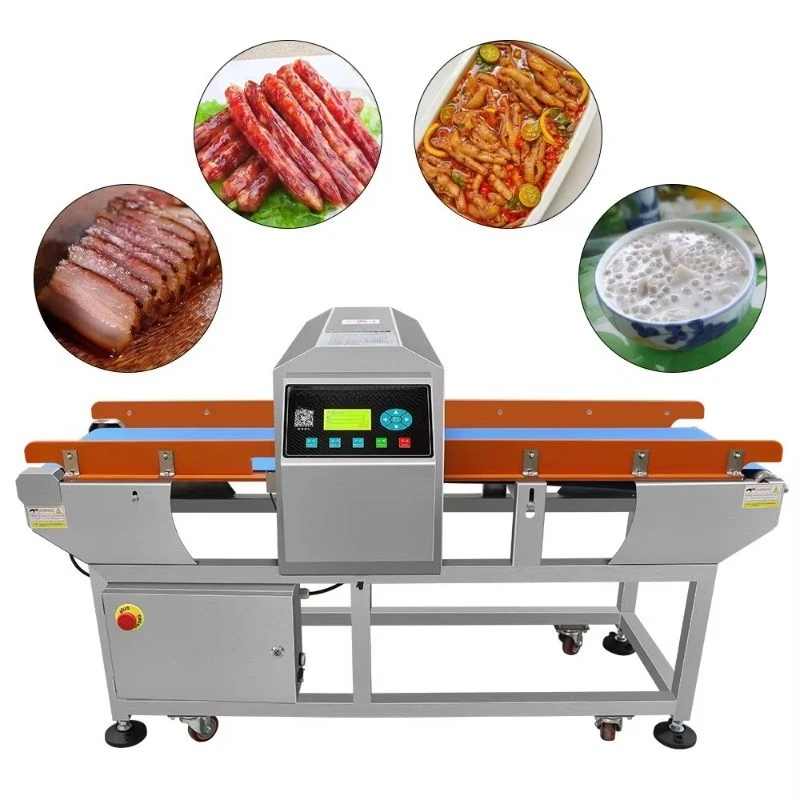 Conveyor Belt Food Metal Detector Machine High Sensitivity Auto Alarm for Food Processing Production Line Inspection
