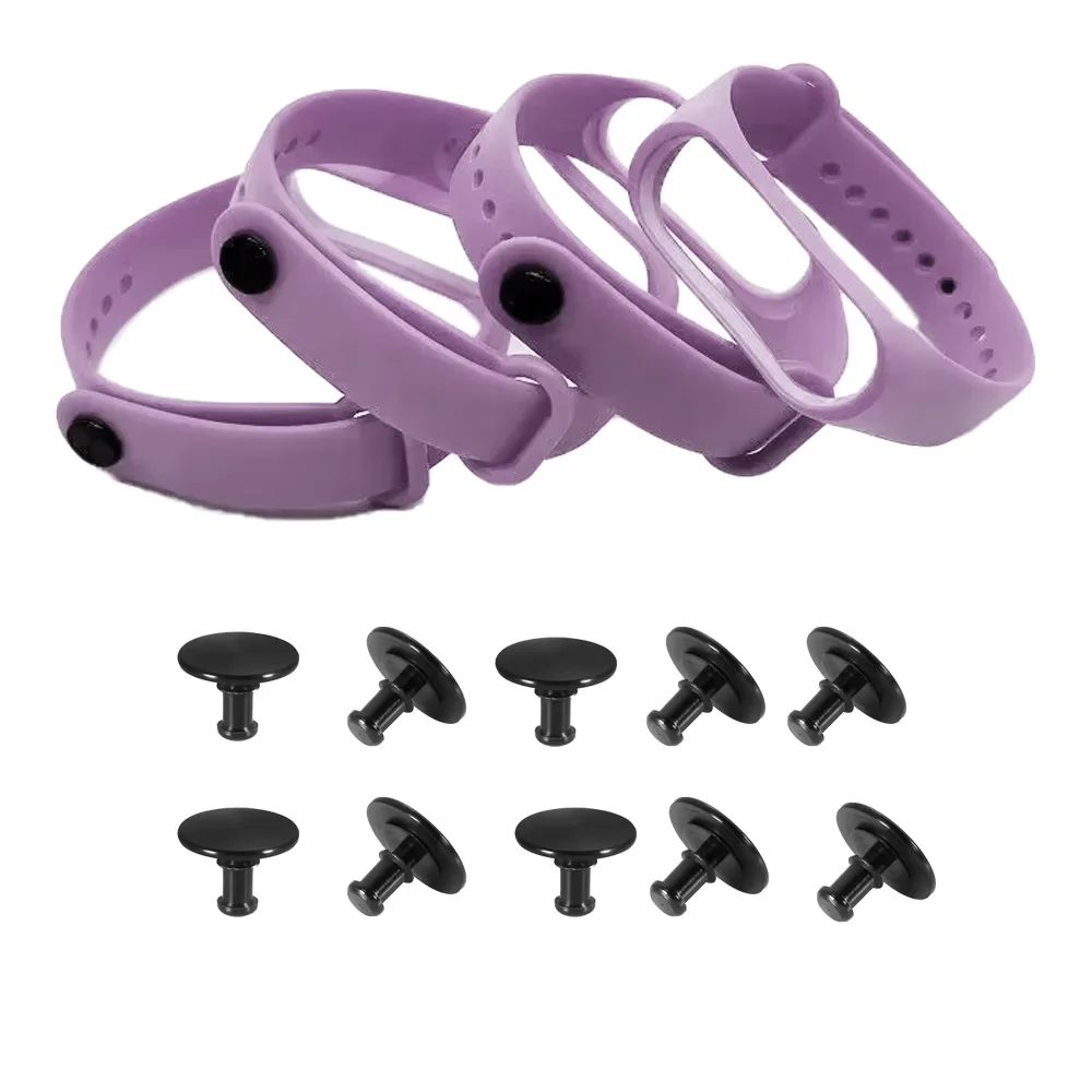 Per Xiaomi Mi Band 6/5 cinturino in nylon con cavo intrecciato in silicone (bian
