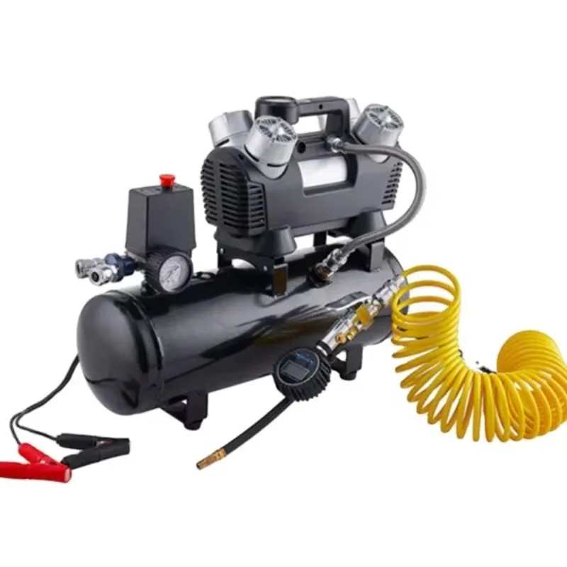 

2025/Heavy Duty 4 Cylinders ,12V DC Portable Air Compressor Pump, Tire Inflator