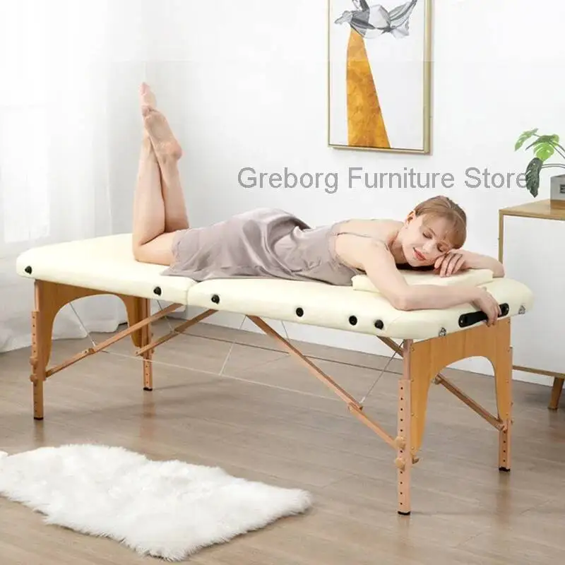 

Spa Auxiliary Table Beauty Aesthetic Furniture Bed Portable Tattoo Cosmetic Stretcher Chair Lettino Pieghevole Esthetician