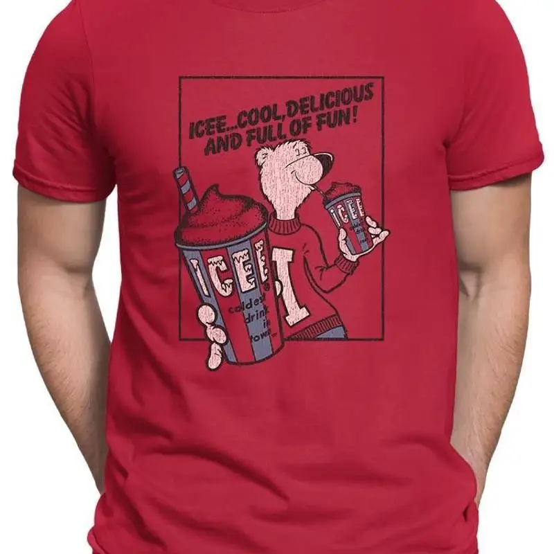 Camiseta para hombre con diseño de bebida refrescante divertida con licencia oficial de ICEE Bear Delight