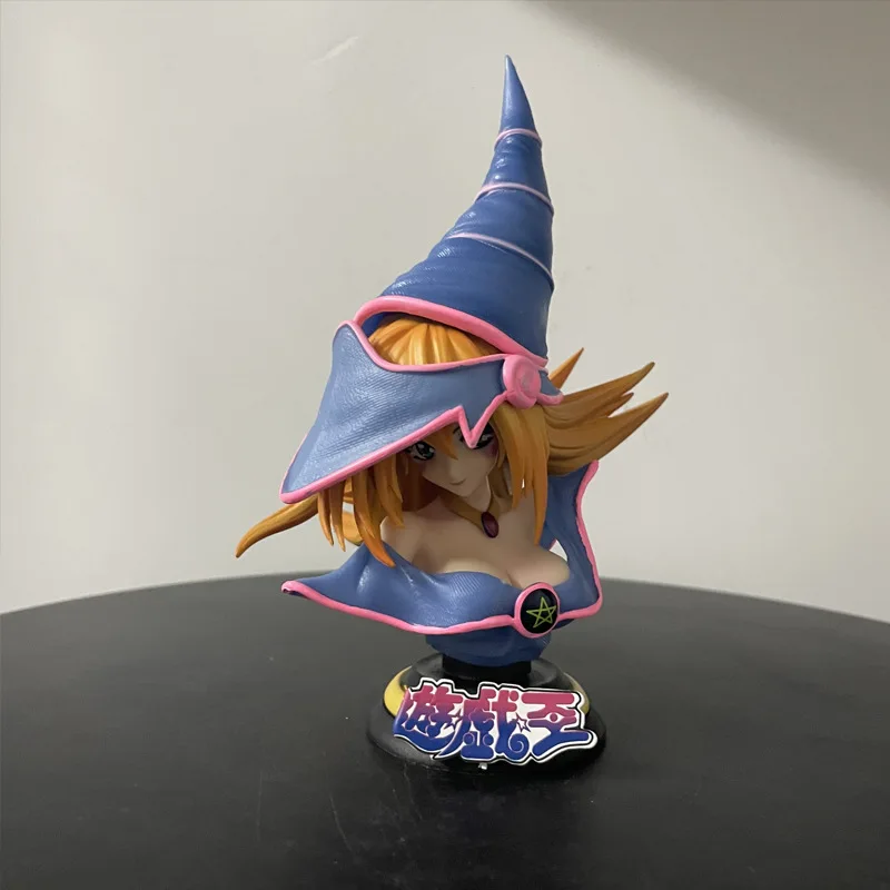 In Stock 37.5cm Yu-Gi-Oh! Duel Monsters Figure Dark Magician Girl Action Figures PVC Model Collection Desk Decor Toys for Gifts