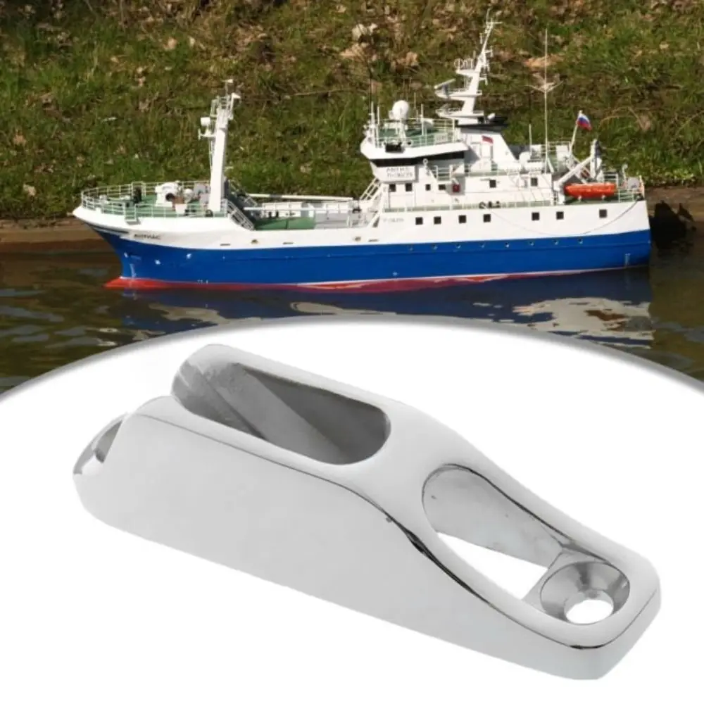 316 Stainless Steel Rope Cam Cleat Mirror Polish Durable Marine Stainless Steel Cleat Heavy Duty Boat Mooring Cleat Boat