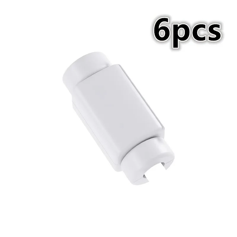 6 قطع من واقيات كابلات البيانات، ومشابك أمان الشاحن، وأغطية كابلات الشحن المقاومة للانحناء والعض