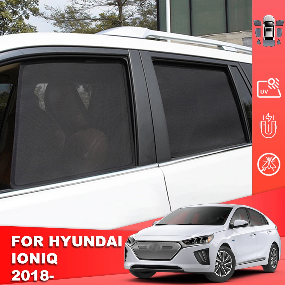 

Для Hyundai IONIQ AE 2016-2022 магнитный автомобильный солнцезащитный козырек переднее лобовое стекло занавеска заднее боковое детское окно солнцезащитный козырек