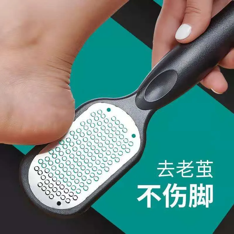 Foot File Scraper Callus Remover Steel Pedicure Tools Feet Corn Removal Dead Skin Remover Foot Exfoliating Tool Beauty-health