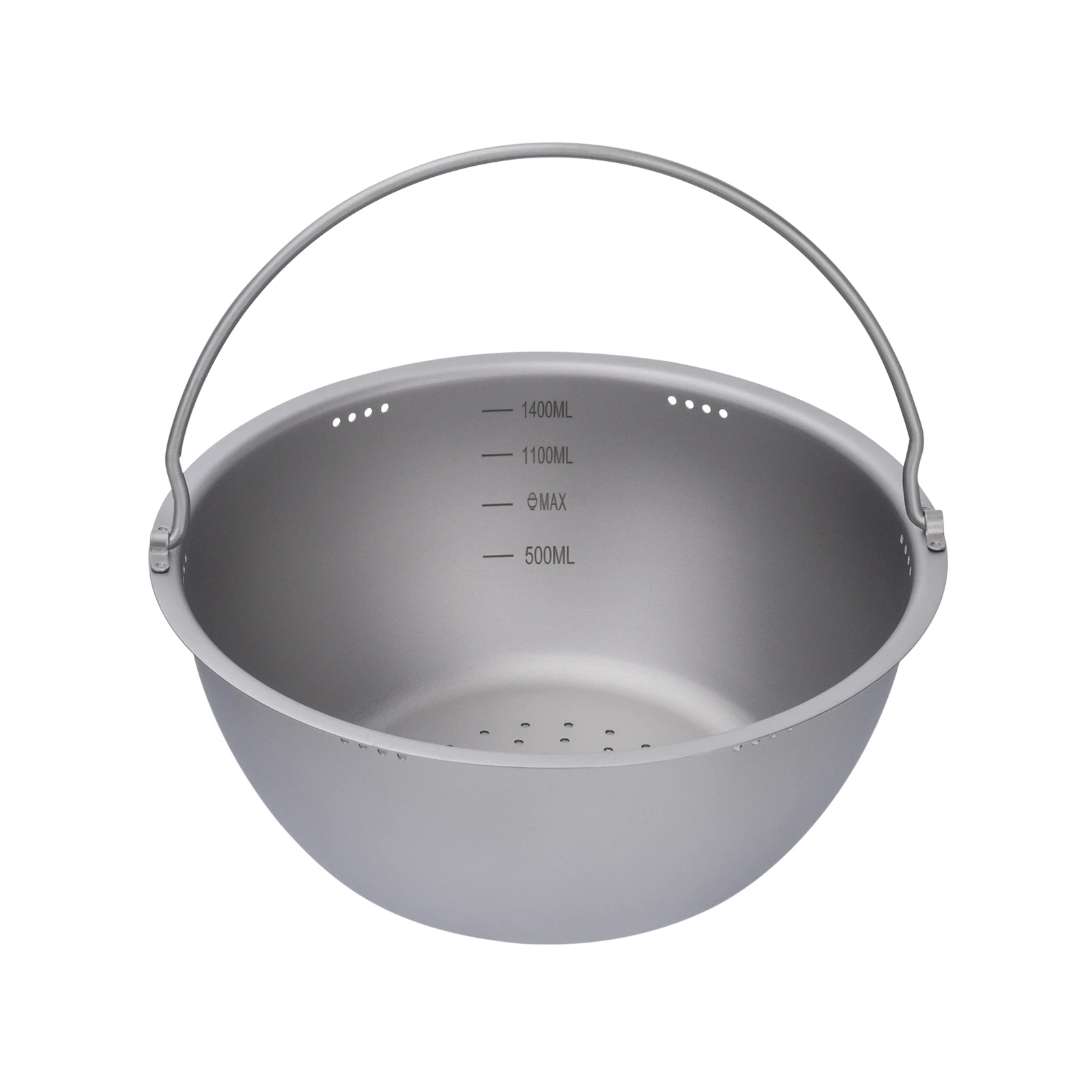 Boundless Voyage Titanium Campingpot Ultralichte rijstkoker Outdoor pannenset Multifunctioneel fornuis, vaatwasmachinebestendig