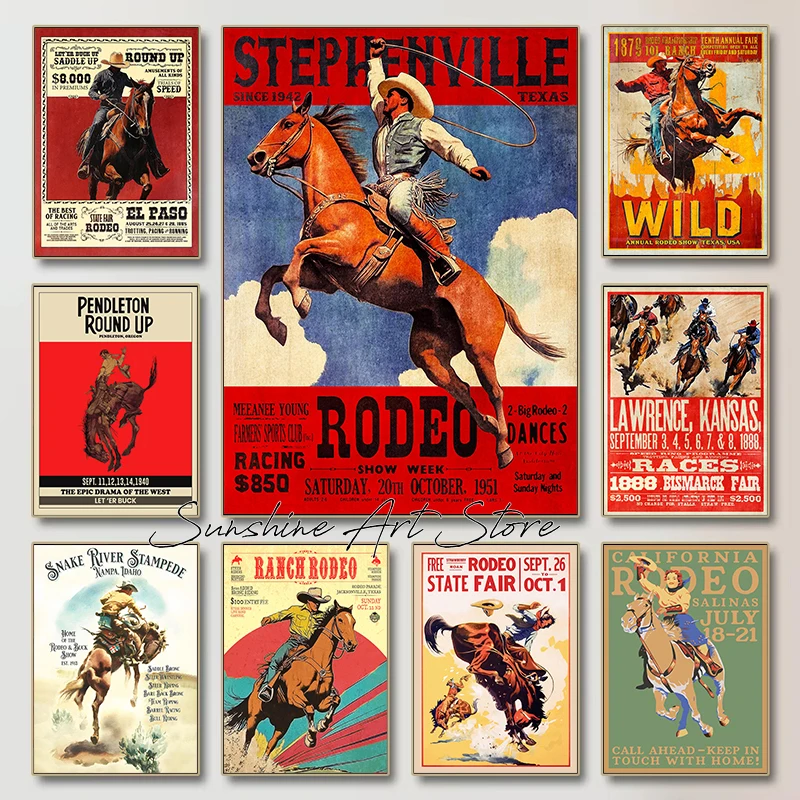 Vintage Rodeo Cowbo…