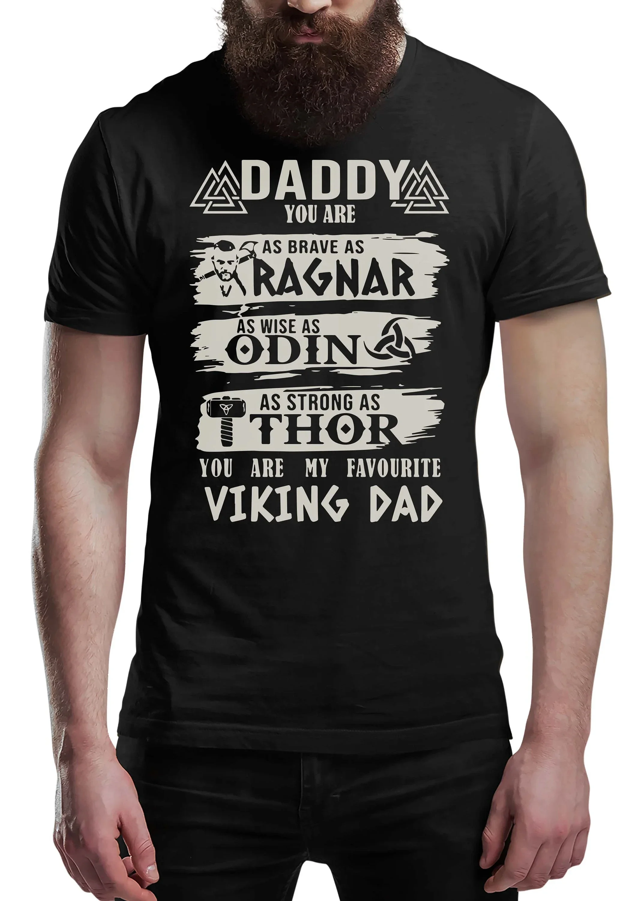Viking Dad Thor Ragna Odin Epic T-Shirt