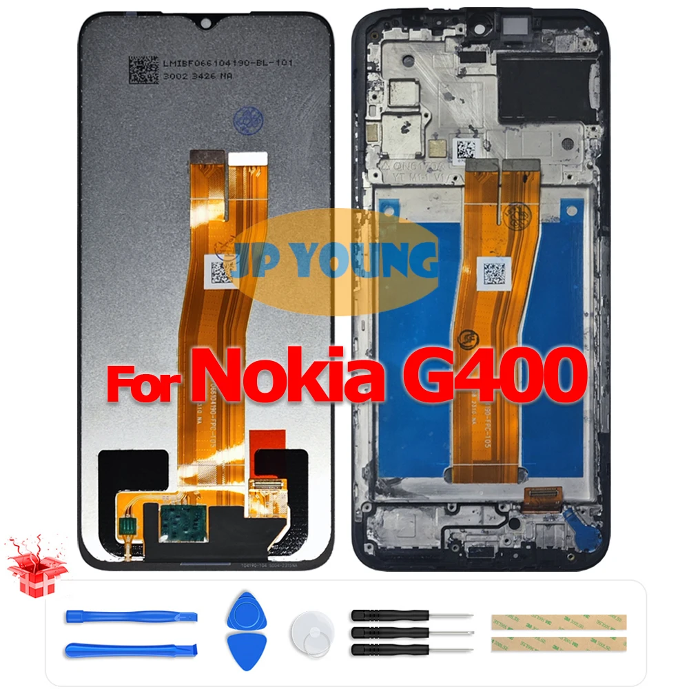 

Оригинальный преобразователь сенсорного ЖК-экрана с диагональю 6,58 дюйма для Nokia G400 TA-1448/TA-1476/TA-1530/N1530DL - замена