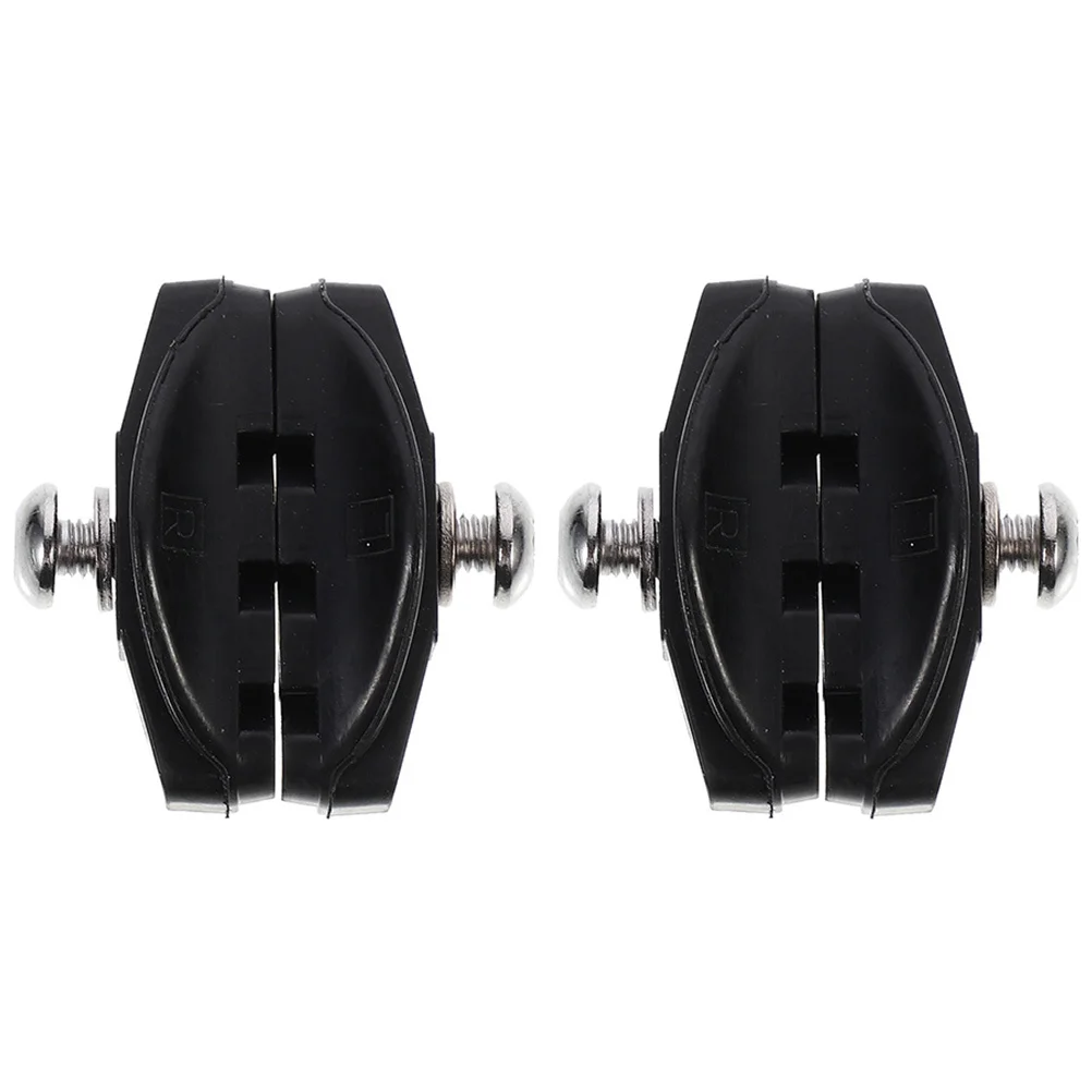 

2Pairs Bike Brake Pads Professional Cycling Disc Brake Block Practical Durable Silent Replacement Tool for Mountain Road Bike