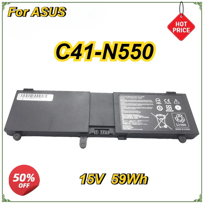 New C41-N550 Laptop Battery For ASUS N550 N550JK N550JV N550JA G550 G550J G550JK ROG Q550LF Q550L Series