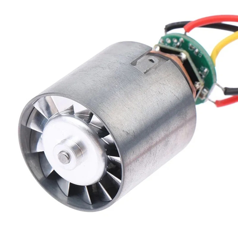 Low-Voltage Brushless Culvert Fan 5A 100,000 Rpm High-Speed Motor Miniature Hair Dryer Drive Motor DC 9-12V Easy Install