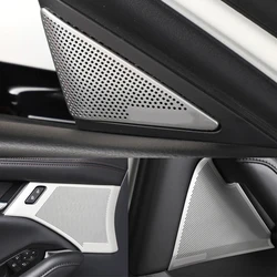 6pcs For Mazda 3 Mazda3 2019 2020 2021 2022 Car Accessories A-pillar Audio Speaker Cover Trim Door Loudspeaker Cover Trim