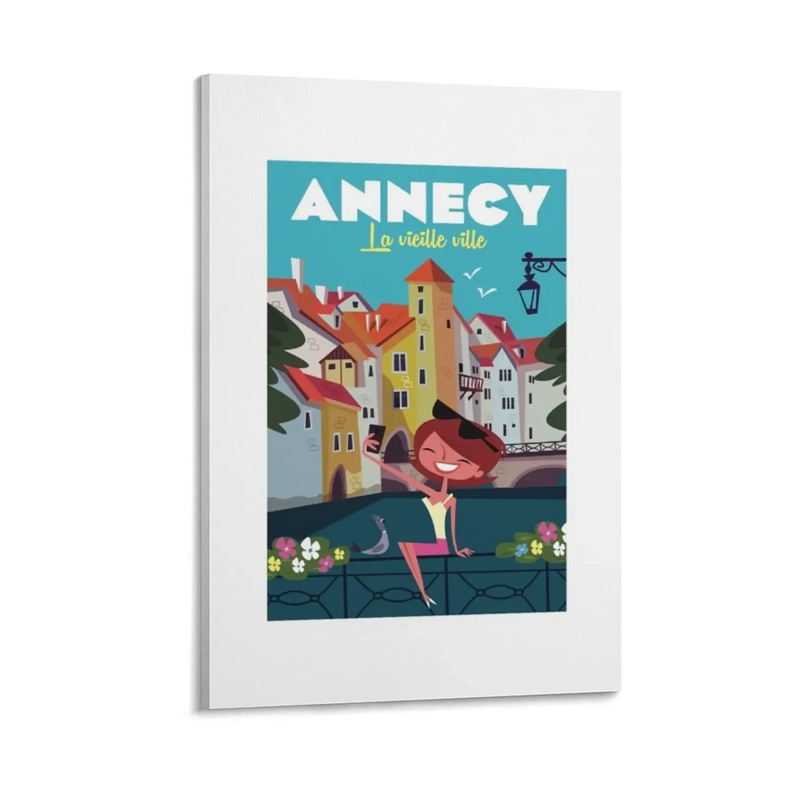 

Annecy poster Canvas Painting room decoration aesthetic room decor living room decoration