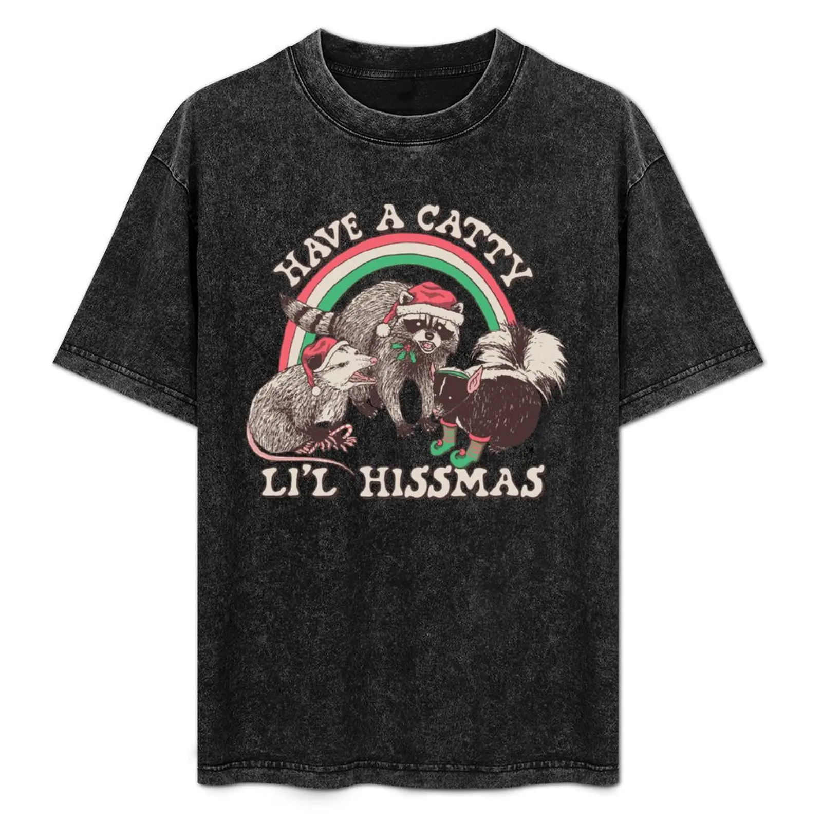 

Catty Li'l Hissmas T-Shirt man t shirt luxury t shirts for cotton funny shirt graphic shirt for T-Shirt