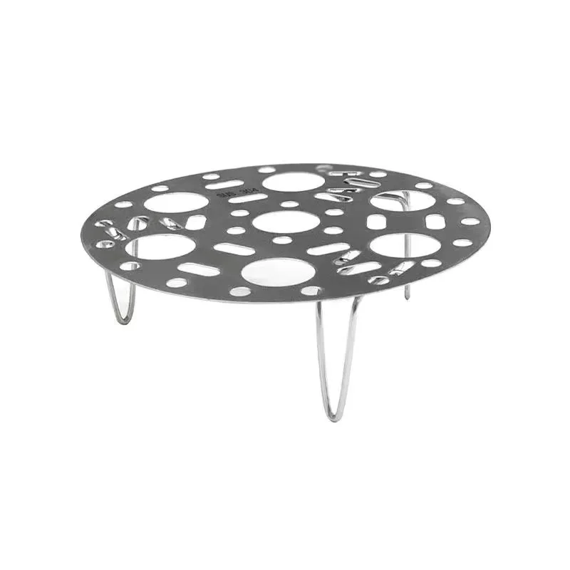 

Stainless steel foldable egg steaming rack, kitchen multifunctional steaming and stewing grate pot rack