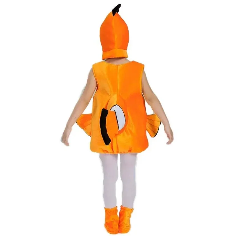 New style Children's Clownfish Nemo cos Costume Halloween Marine Animal Nemocos Costume Finding Nemo Parent-child Costume Stage
