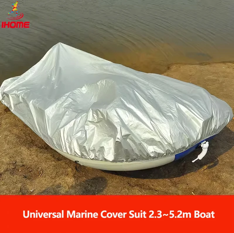 

Universal Boat Anti-Dust Cover for 2.3~5.2m Inflatable Boat UV Resistant Waterproof Oxford Dust-poof Shield for Assault Boat