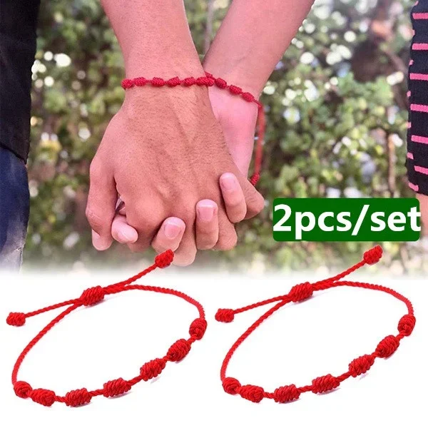 Delysia King  2pcs Red string bracelet