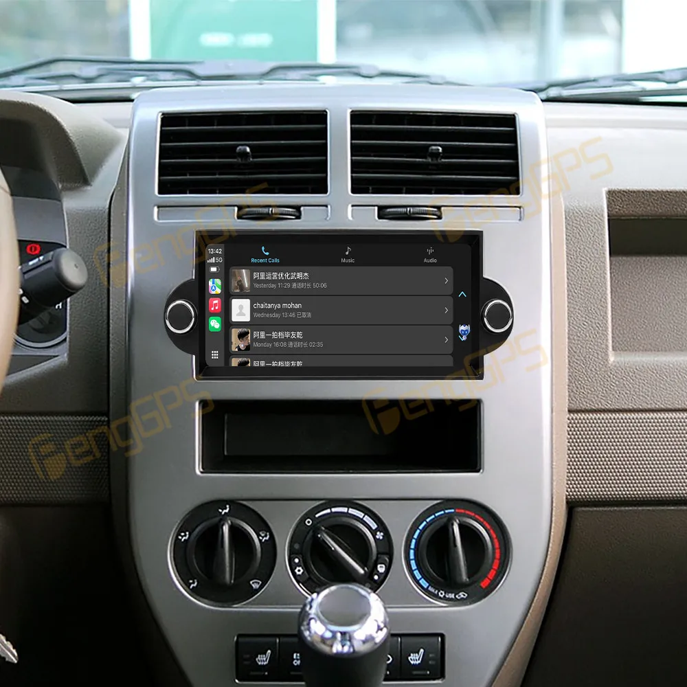 Car Accessories Radio For Jeep Compass Commander 2007 Android Auto GPS Navigation Multimedia Stereo Receiver Head Unit