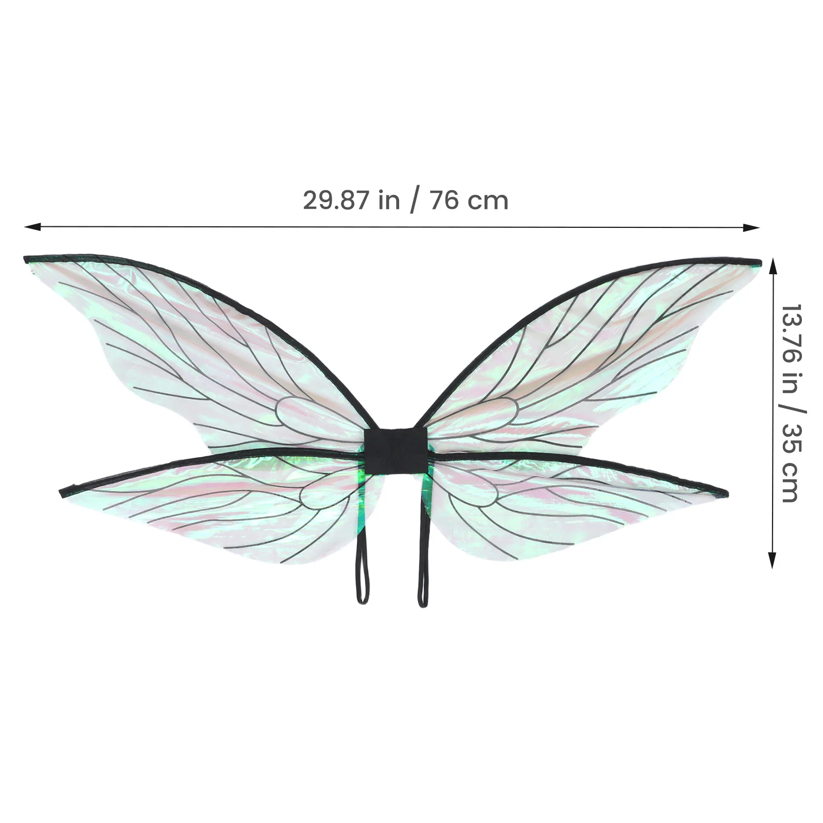 Alas de hadas para Cosplay para mujeres y niñas, accesorio decorativo de ala de insecto, disfraz de fiesta, escenario, Carnaval, 1 Uds.
