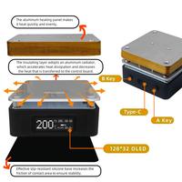 Sequre T55 Preheating Rework Station Adjustable Constant Temperature Electronic Hot Plate for PCB Heating LED Lamp Desolderi