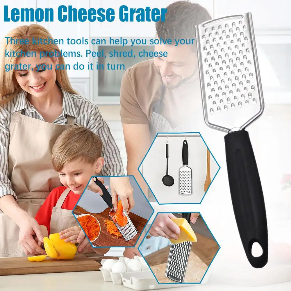 

Lemon Cheese Grater Multi-Purpose Stainless Steel Sharp Kitchen Slicer Gadget Accessories Vegetable Grater Lemon Citrus Zes S9V5