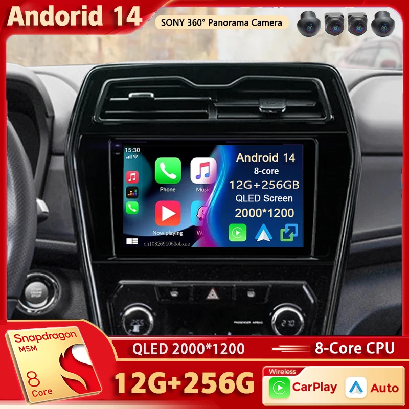 

Android 14 For SsangYong Tivoli 2019-2021 2K QLED Stereo Car Radio Multimedia Video Player GPS AI Voice CarPlay 4G Navigation BT