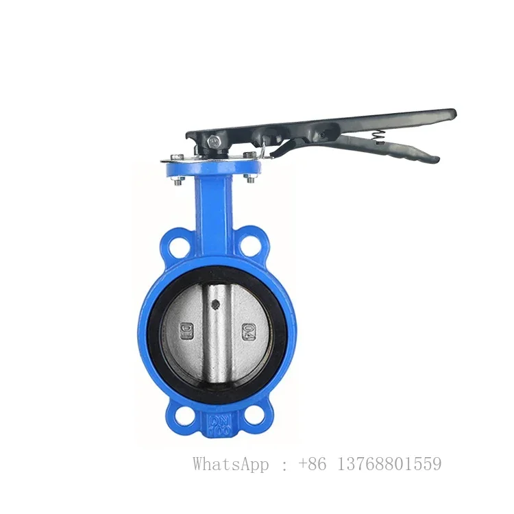 SK Hot Sale Big Size DN300 Cast Ductile Iron Wafer Type Butterfly Valve EPDM Seat SS304 Disc Butterfly Valve