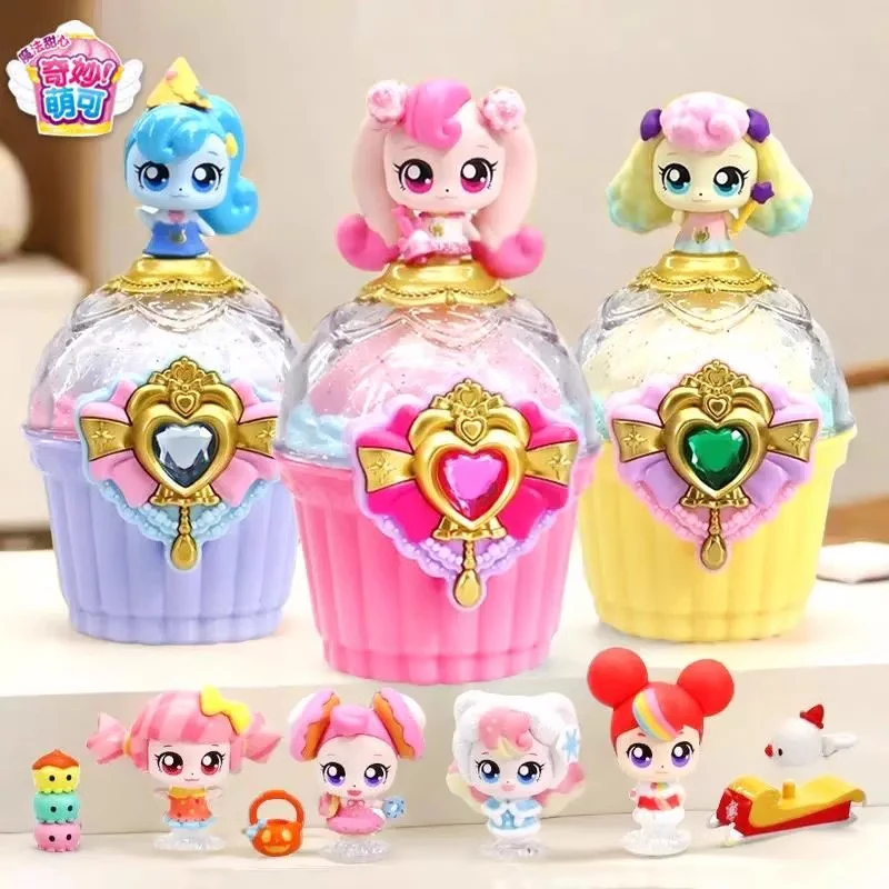 Neue Catch Teenieping Anime Figur Magic Sweet Heart Star Serie Figur Kuchen Modell Statue Dekoration Mädchen Geburtstag Überraschung Geschenk