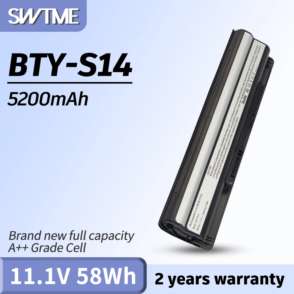 

BTY-S14 5200mAh Аккумулятор для ноутбука MSI GP60 GE60 CX61 GE620DX серии GE60 GE70 CR41 CX61 CR70 BTY-S14 GE60 GE70 CR41