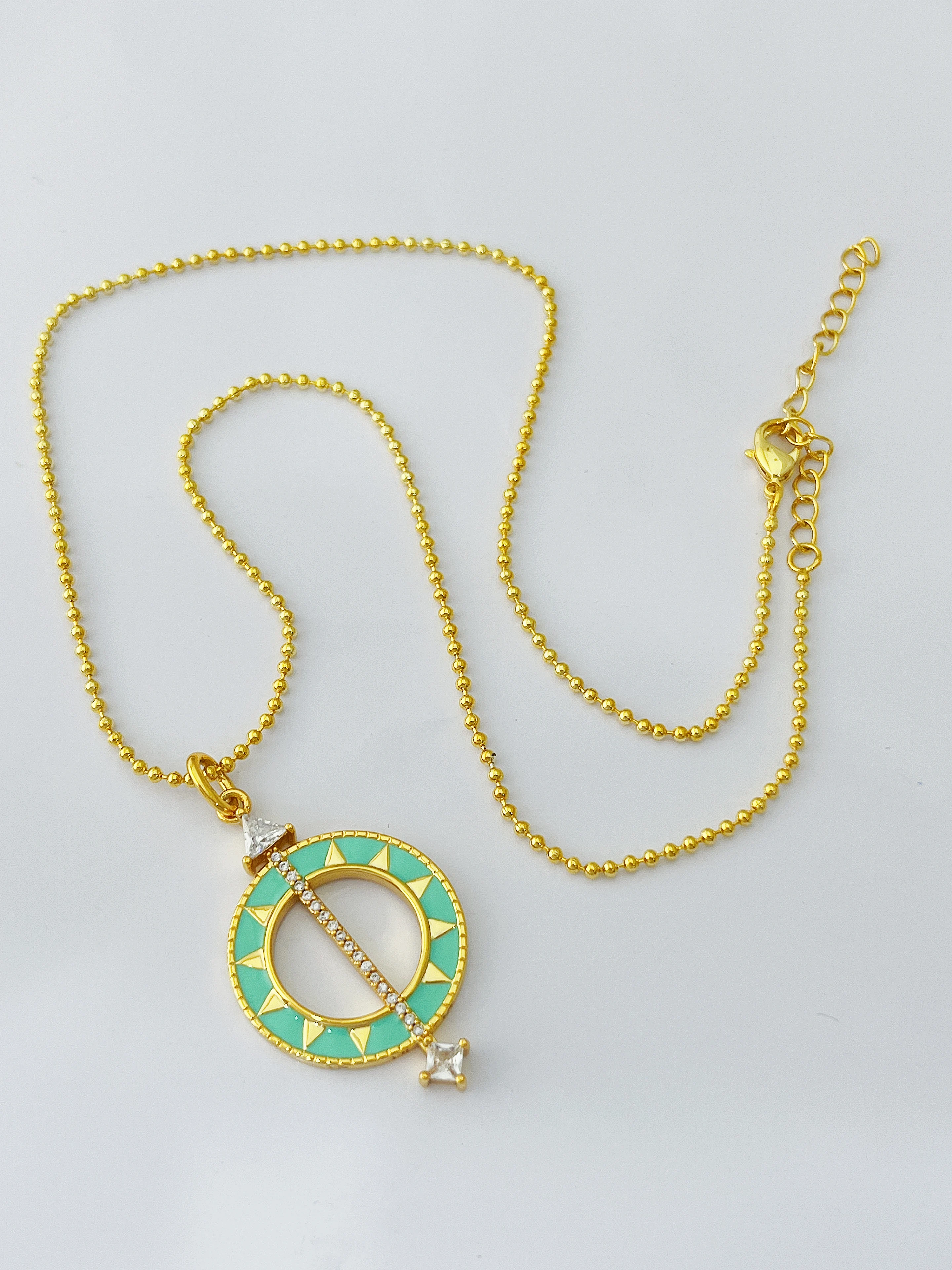 

Cross-border hot sale personalized necklace enamel senior sense of daily versatile commuting niche collarbone chain