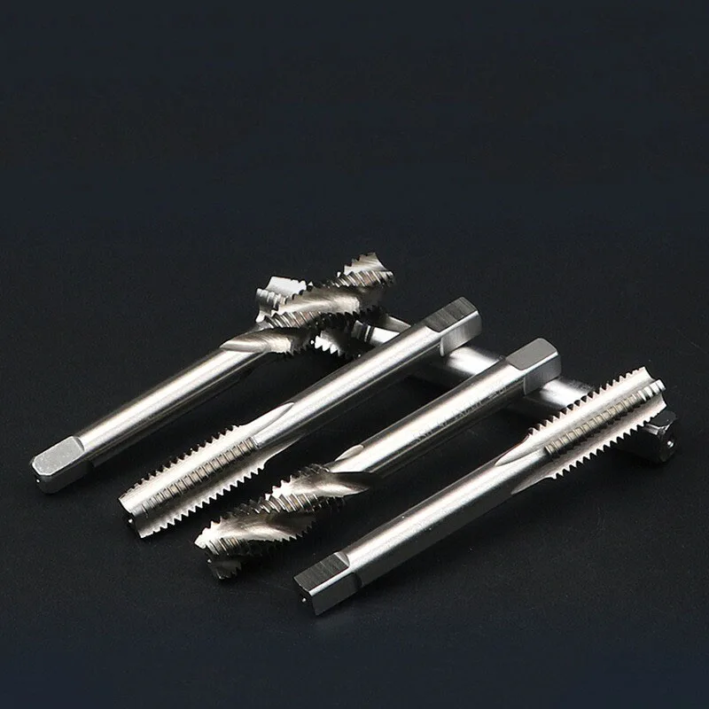1Pcs High Quality HSS Machine Plug Tap Metric Screw Tap Drill Thread Tool Spiral Point Straight Fluted/Spiral Slot M2~M24