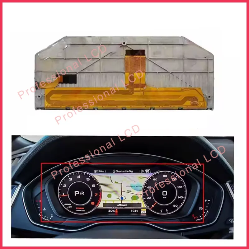 

LAM1233555C Оригинальный 12,3-дюймовый ЖК-экран для виртуальных каблонов Инструмент для Audi A3 A4 A6 Q5 Q7 TT Новый автомобильный навигация